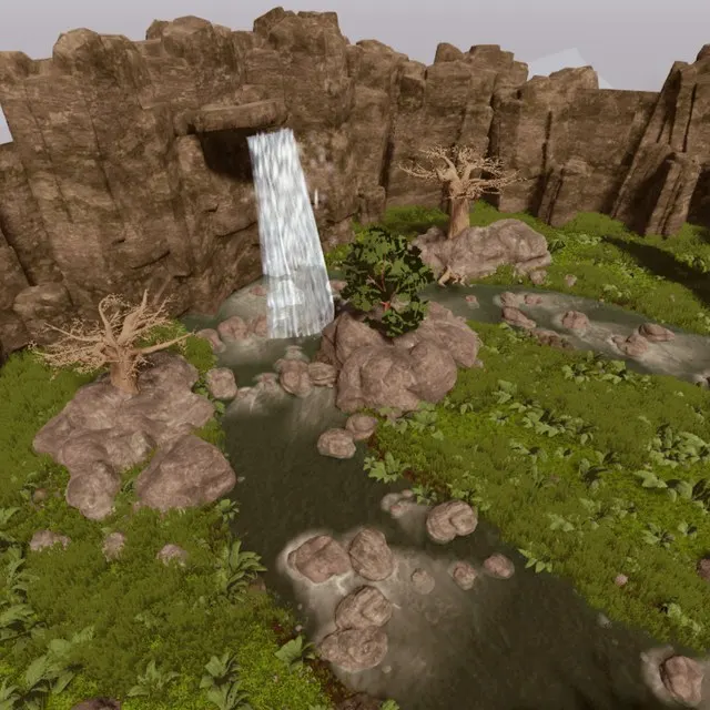 Waterfall arena